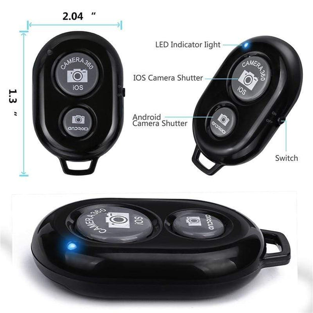 Wireless Bluetooth Camera Remote Control for Smartphones